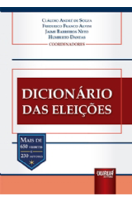 Capa do livro "Dicionário das Eleições", de Jaime Barreiros Neto e outros