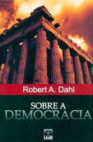 Capa do livro "Sobre a Democracia", de Robert A. Dahl.