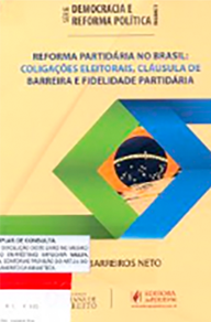 Capa do livro "Reforma Partidária no Brasil", de Jaime Barreiros Neto