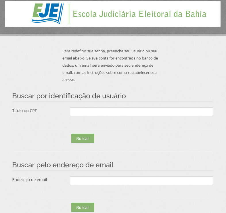 Redefir senha